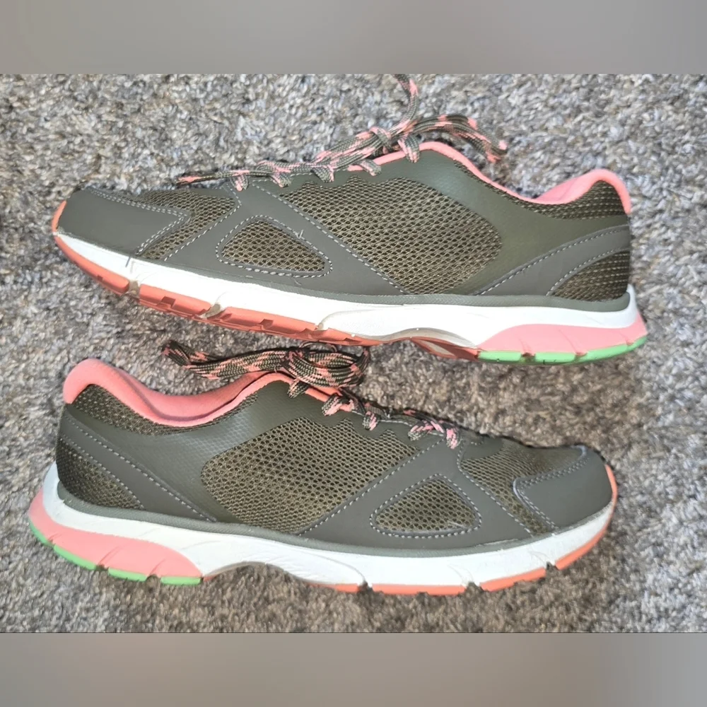 Vionic Tokyo Shoes - Women's, Olive & Pink 9 M - Picture 6 of 11